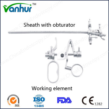 Urologie Endoskop Whn-3 Urethrotomie Set Hülle mit Obturator